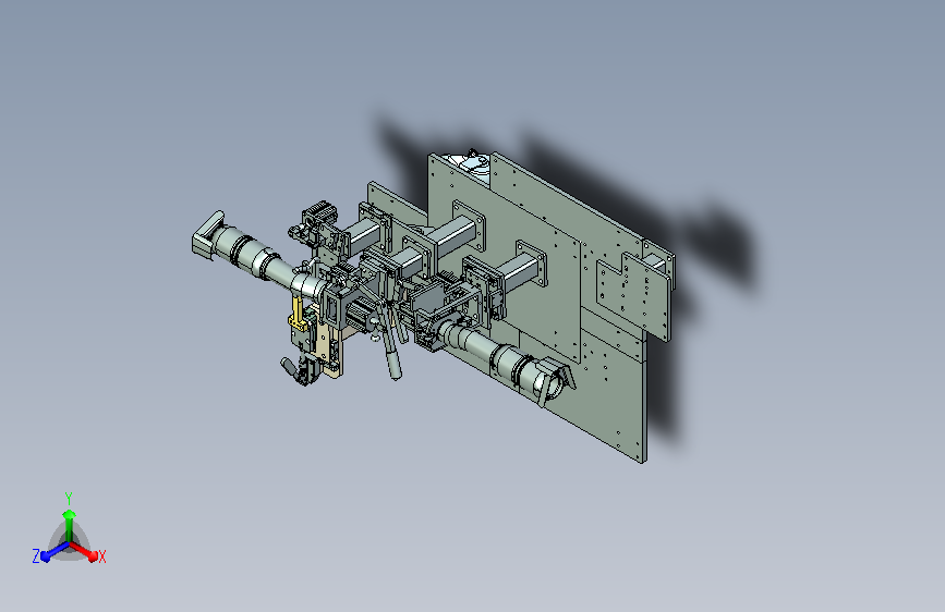 排气管焊接工装夹具3D模型
