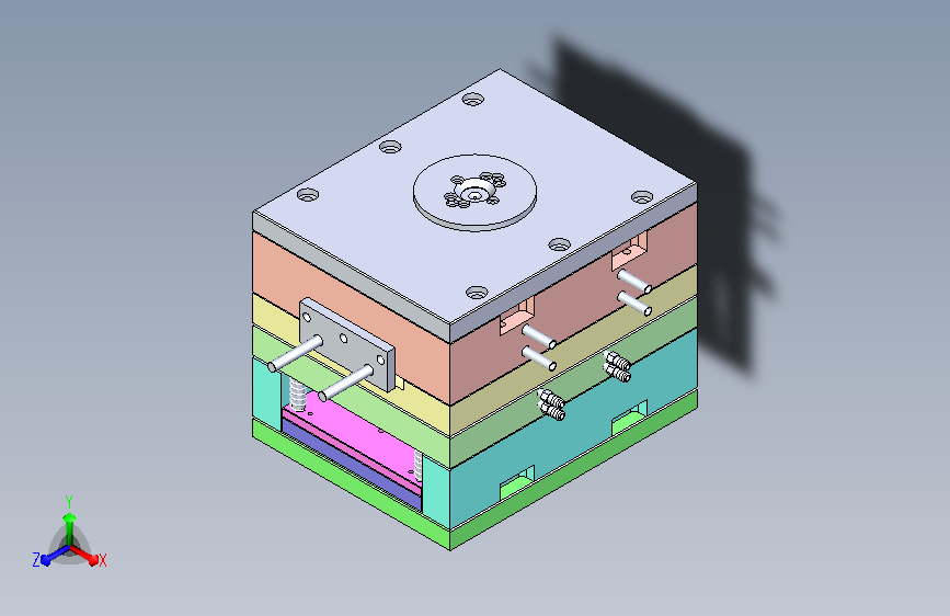 喷气帽注塑模具