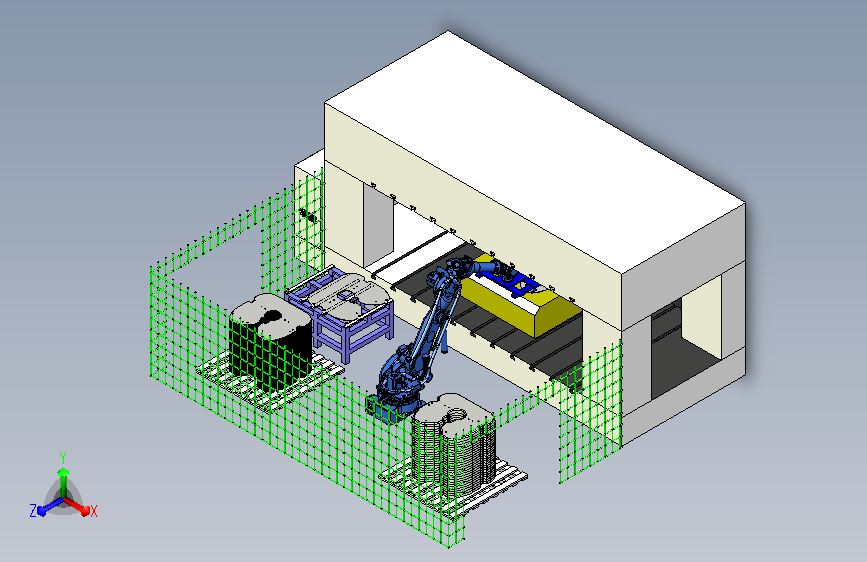 汽车钣金件自动上下料方案图