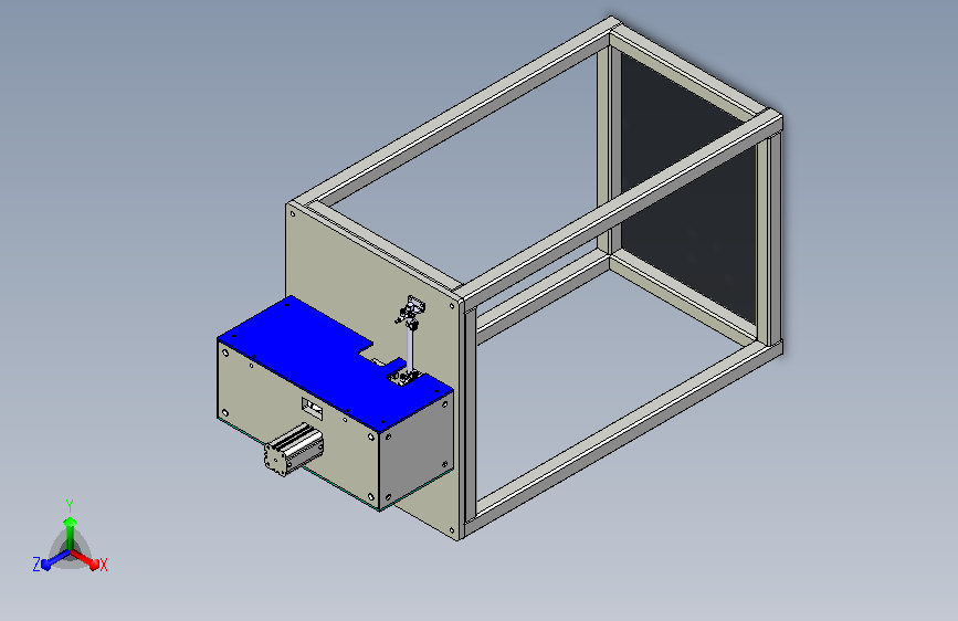 汽车导光条按钮压装工装3D模型