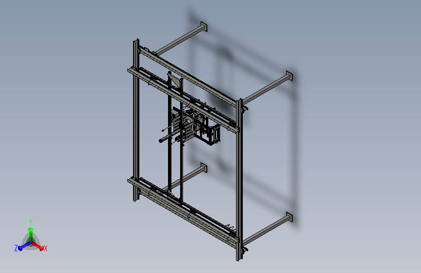 汽车天窗气动夹取吊运设备3D模型