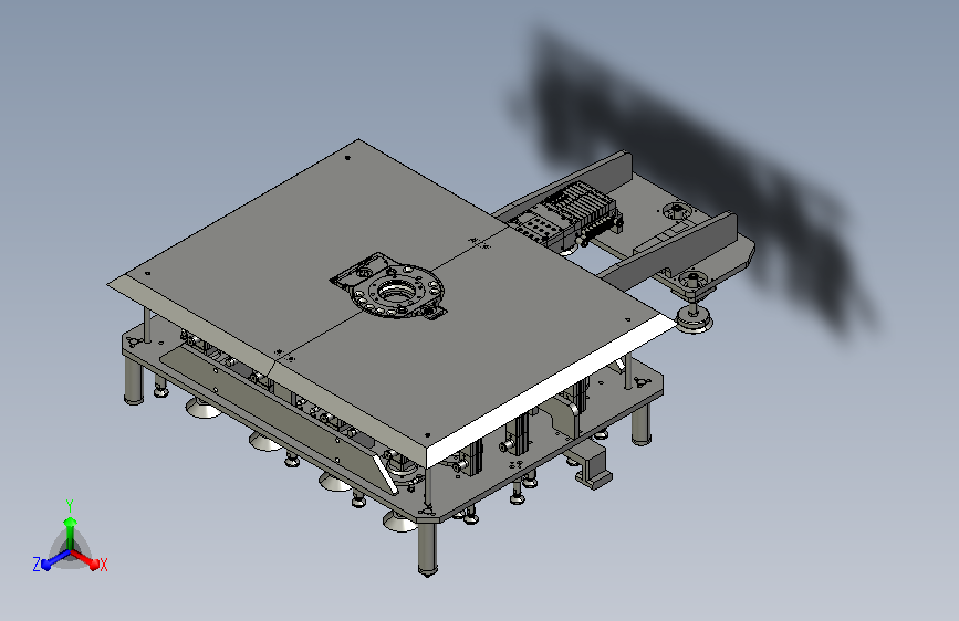 汽车天窗粘胶设备3D模型