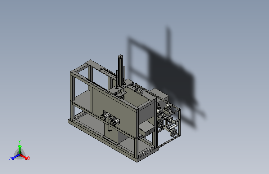 球阀气密测试机3D模型