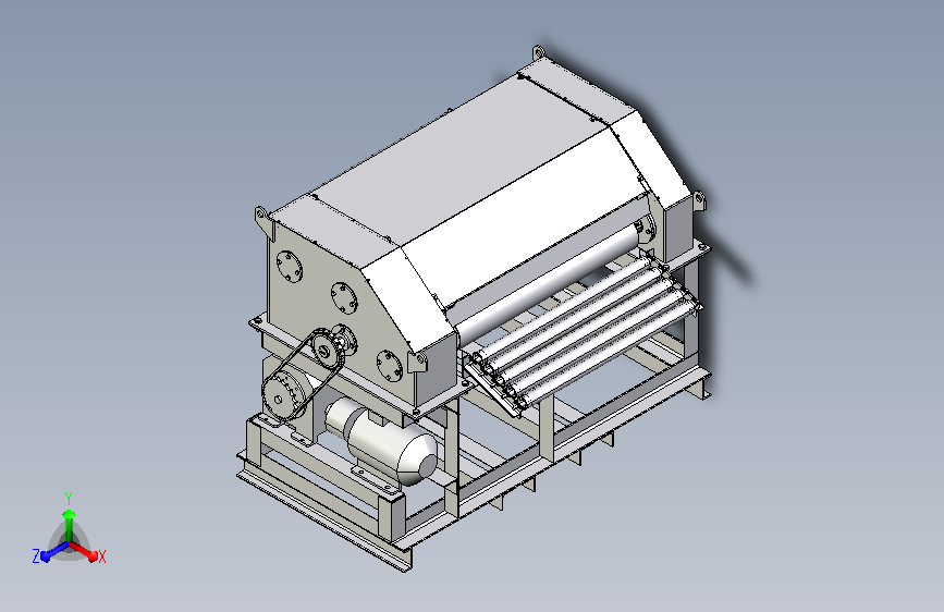 全自动橡胶切条机模型3D模型
