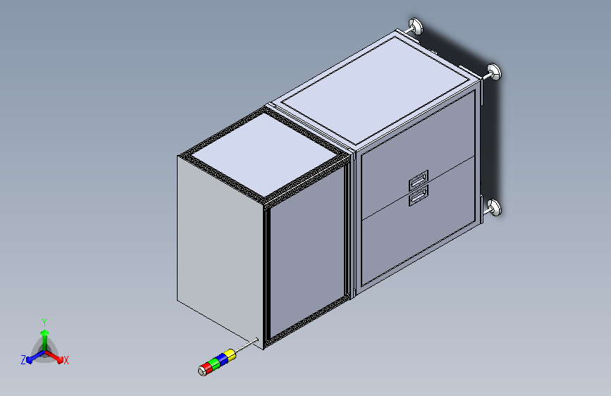 热压治具3D模型