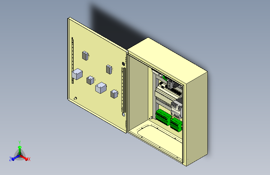 三维布线的非标机箱