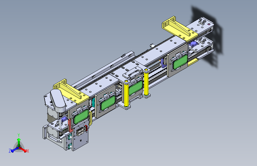 手机贴膜输送机模型