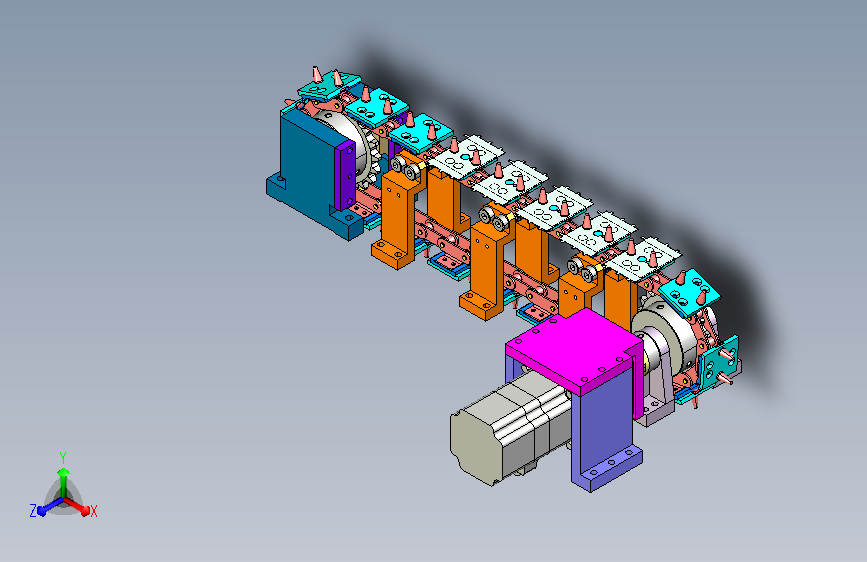 输送链条3D模型