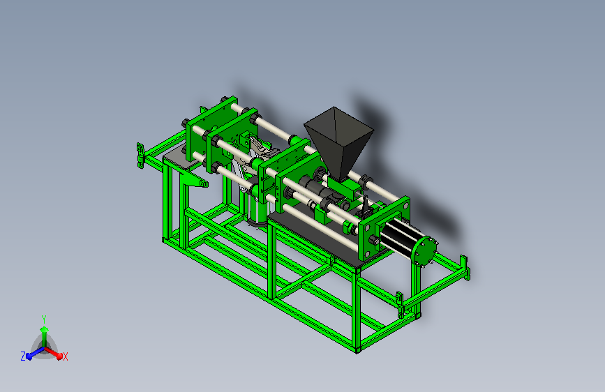 塑料注射模具机