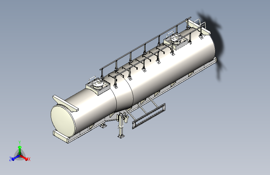危险废物半挂车罐体