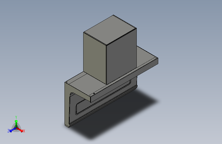 吸油烟机-7字型3D模型