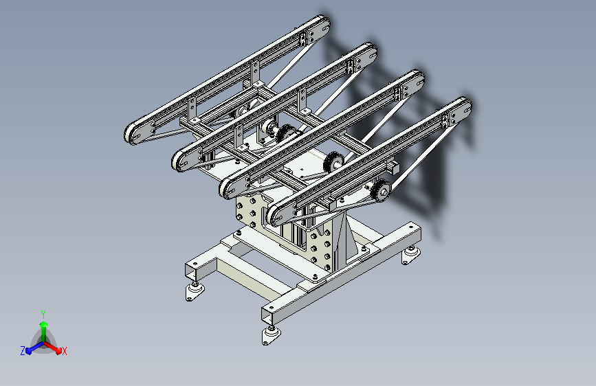 小型皮带输送机移载机