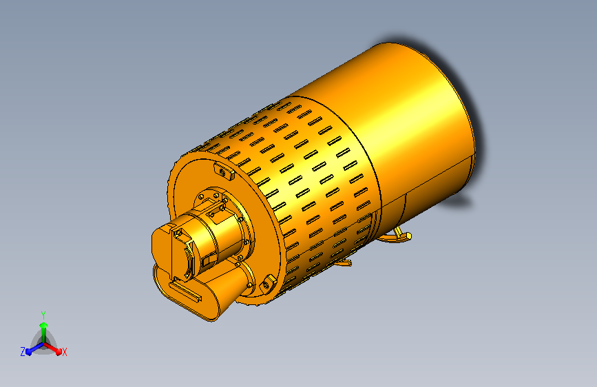 小型厨房垃圾粉碎机3D模型