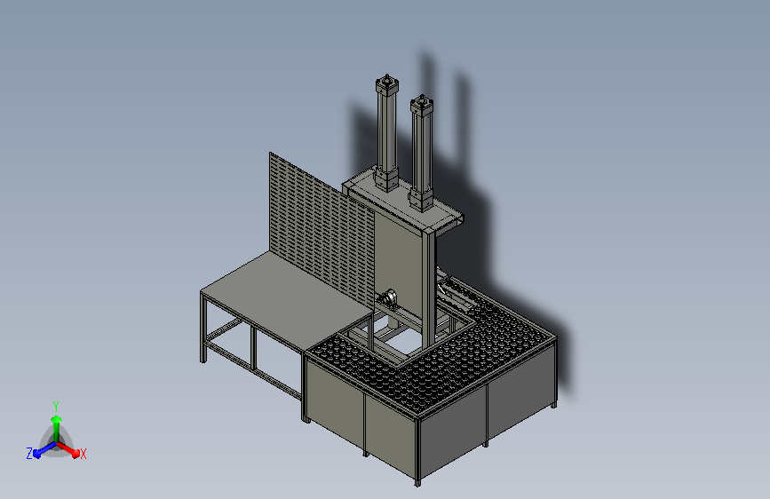 压机装配线3D模型