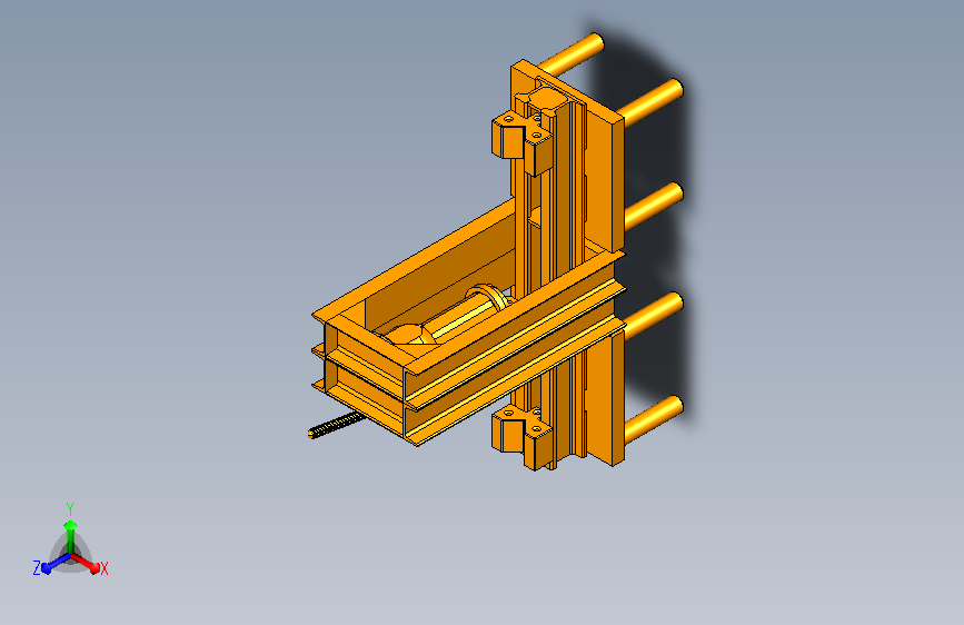 圆钢调直机3D模型
