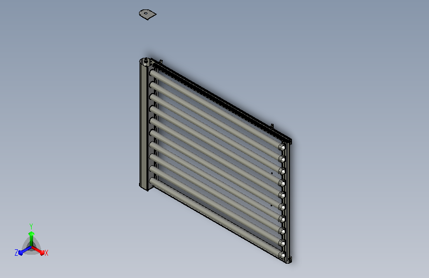 中温太阳能集热器3D模型