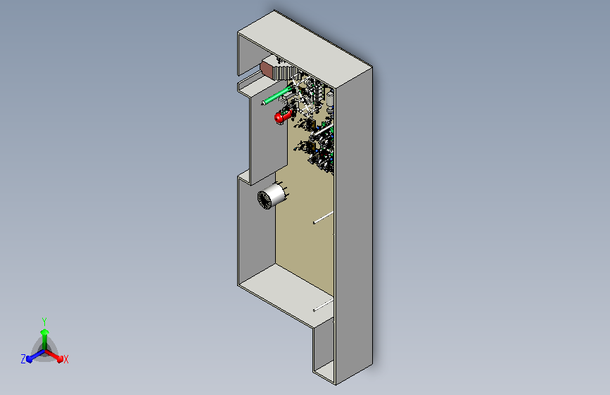 中央冷却管道系统设备设计模型