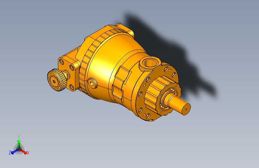 柱塞泵三维图3D模型