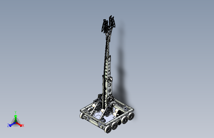 抓取机器人三维模型