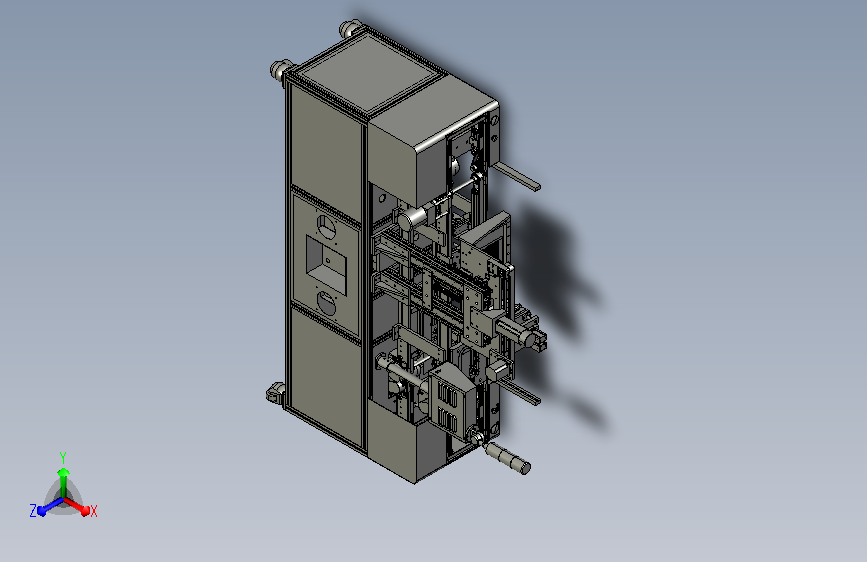 自动刷锡膏机3D模型