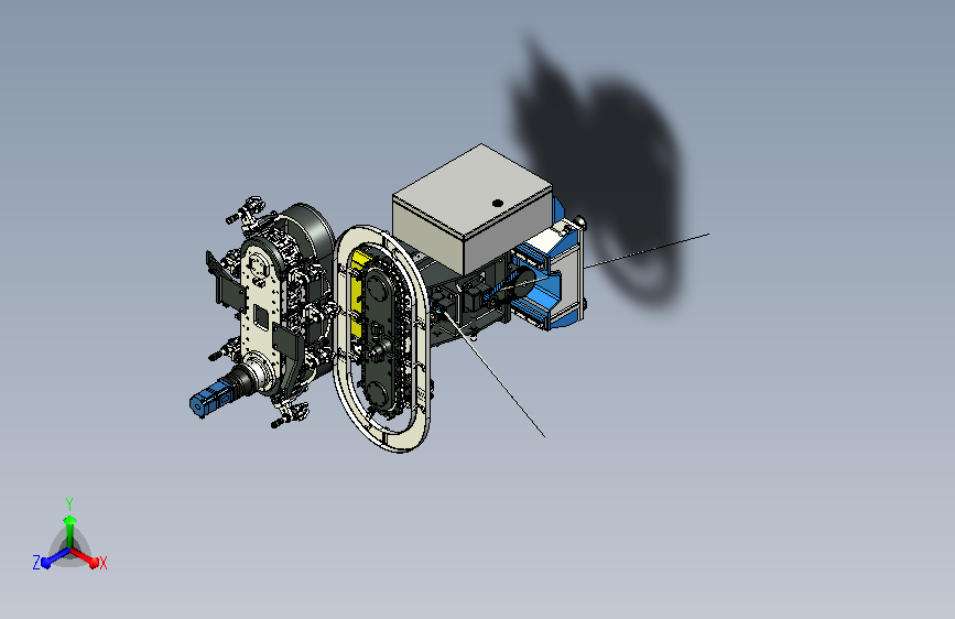 自动装载组装机三维模型