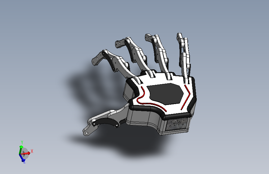 3D打印的机器人手