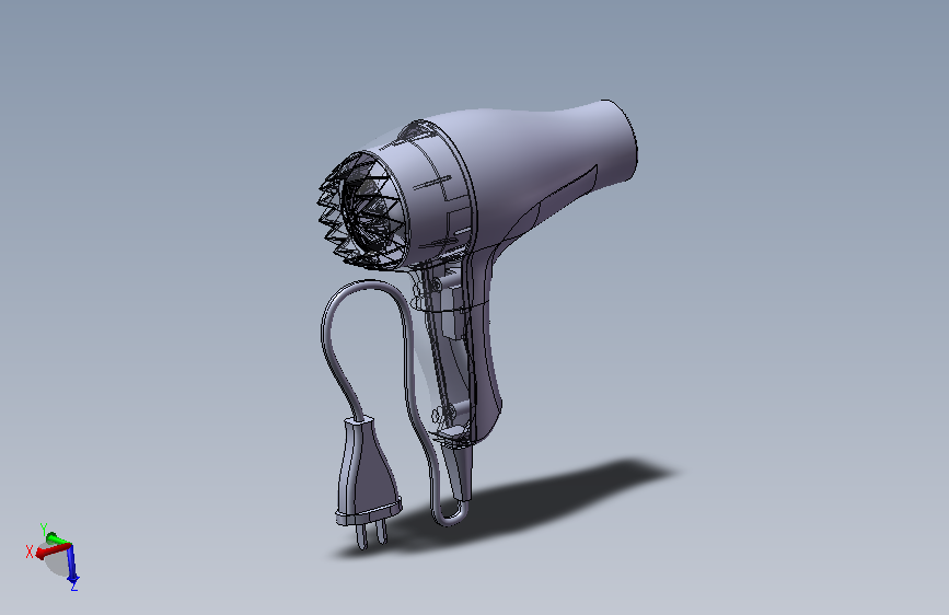 基于SolidWorks的吹风机三维造型设计