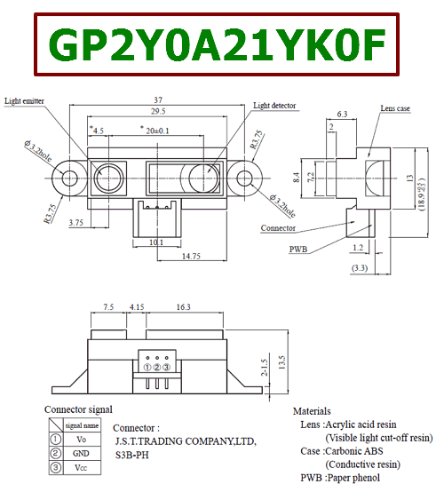 不官方的距离传感器模型