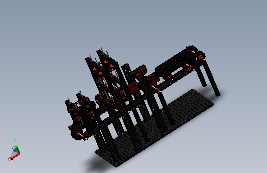 剥虾机整机三维图