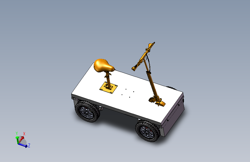 创意四轮滑板车