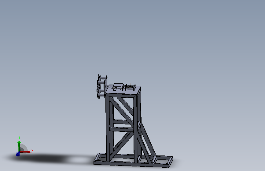 测试用推进器支架