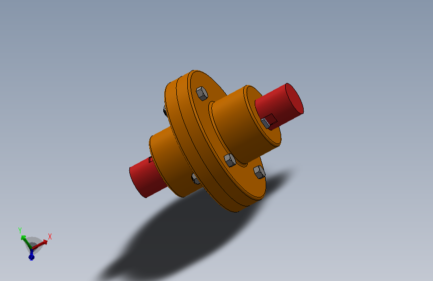 带 flange 的联接装置
