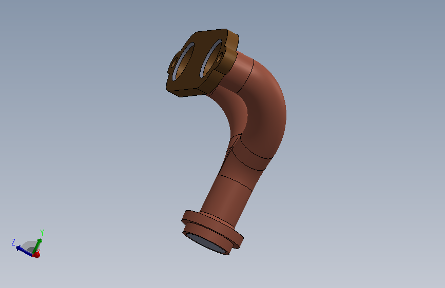 带法兰设计的管道