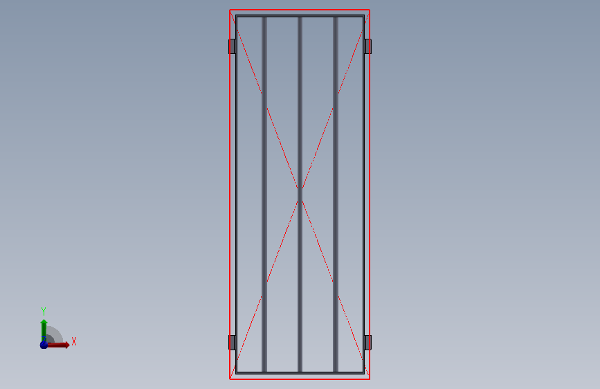 带焊接固定的窗护栏