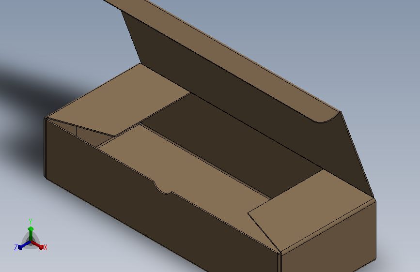 带铰链盖的托盘