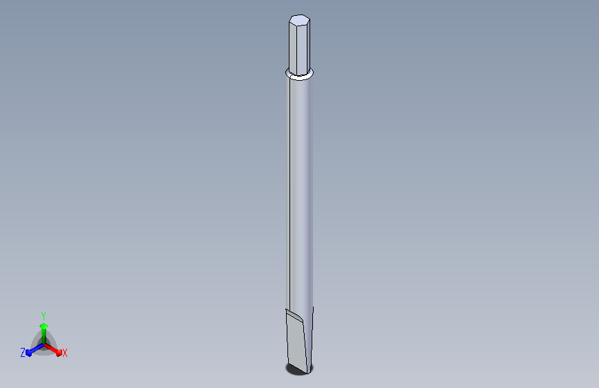 带驱动功能的螺丝刀杆