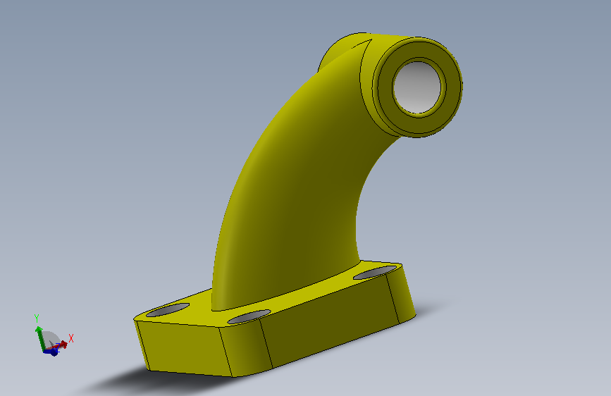 带支架的悬挂臂