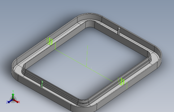 带主控部分的塑料件