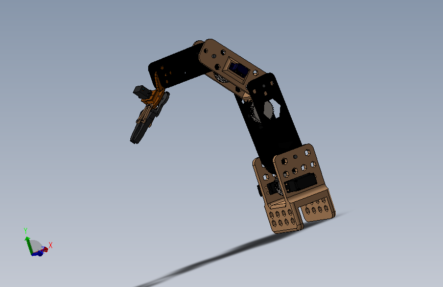 带抓握功能的机械臂
