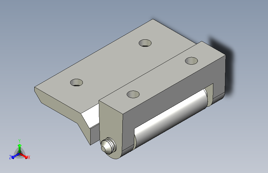 低调开口角度的合页