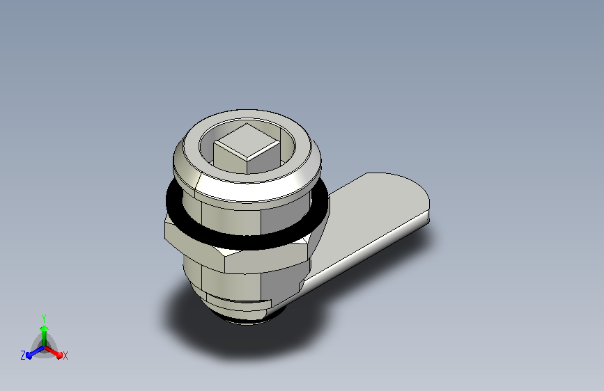 4727 sq-7毫米通用管状锁。方形插入键