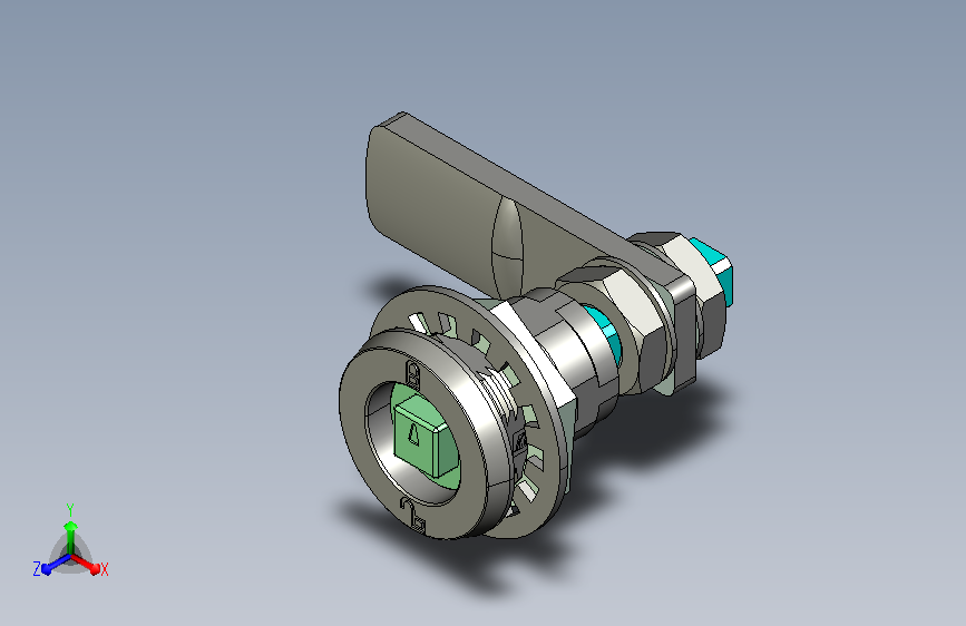TM-611 鋅合金圓鎖