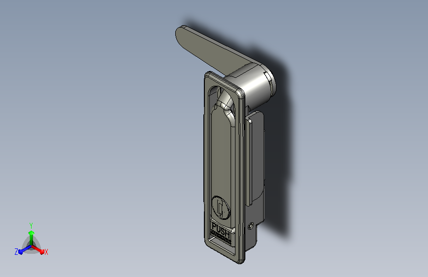 A-711 按鈕型轉動把手