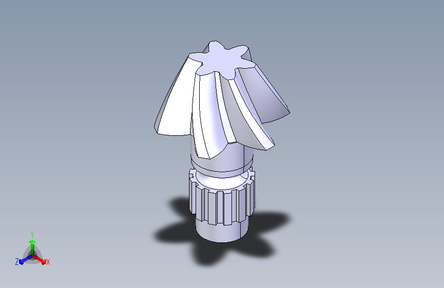 多段式的齿轮零件