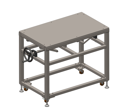 A0006123-可调节工作台（适用于轻型和重型）包括2D图纸