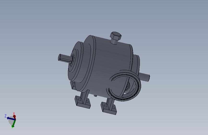 卧式液粘调速装置模型 537020==wb50