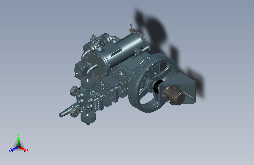 161B型百马力压缩机模型