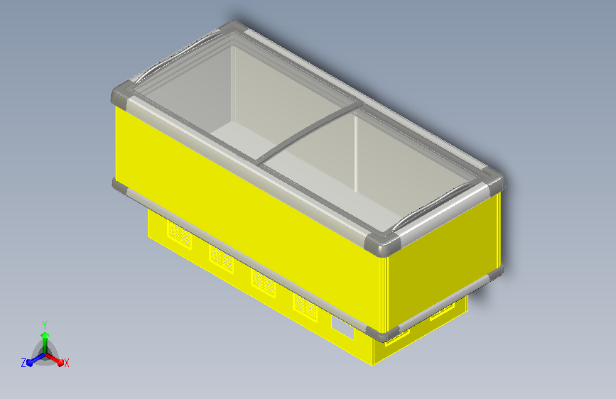 600D冷柜、冰柜、岛柜方案