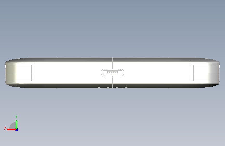 4000maH 移动电源 背面视图