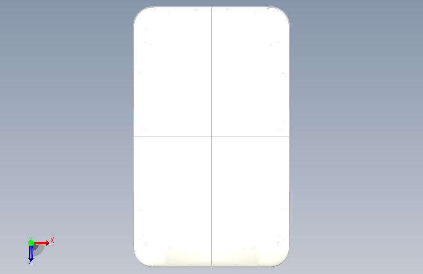 4000maH 移动电源 俯视图